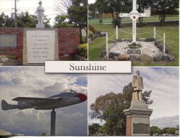 Australian Cities - Victoria - Melbourne - Sunshine - War Memorial - Navy Aircraft - Melbourne