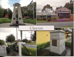 Australian Cities - Victoria - Melbourne - Clayton - War Memorial - Fire Station - Melbourne