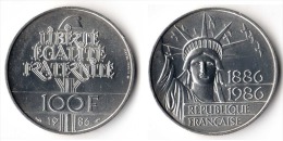 ** 100 FRANCS 1986 LIBERTE ARGENT  SUP- ** - Gedenkmünzen