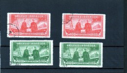 Serie  Mao Et Staline En 1950 - Used Stamps