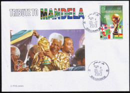 DZ- Philatelic Cover - MANDELA - Canceled Date Of Death 5 December 2013 - 2010 FIFA World Cup FOOTBALL SOCCER - 2010 – Sud Africa