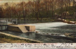 United States - Postcard Circulated 1907 - First Dam Of The Brandywine,in Brandywine Park ,Wilmington  -2/scans - Wilmington