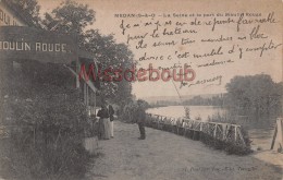 78 -MEUDAN - La Seine Et Le Pont Du Moulin Rouge - écrite 1902 - 2 Scans - Medan