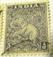 India 1949 Ajanta Panel 3p - Used - Gebraucht