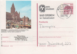 Nr. 3508, Ganzsache Deutsche Bundespost,  Mainz - Illustrated Postcards - Used