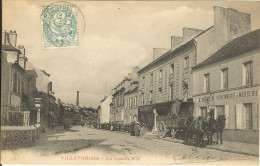 77- S.et Marne _ Villeparisis _ La Grande Rue - Mercerie- Carriole 4 Chevaux - Villeparisis