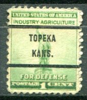 U.S.A. - Préoblitéré - Precancel - TOPEKA - KANSAS - Vorausentwertungen