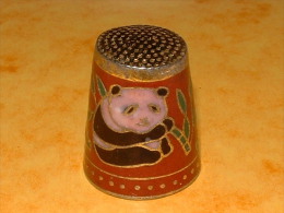 Dé à Coudre En Métal - PANDA - A11 - Thimbles