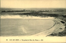 N°165 DDD 95  ILE DE SEIN  VUE PRISE DU HAUT DU PHARE - Ile De Sein