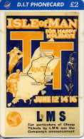 Isle Of MAN   D.I.T. Phonecard "TT Races" Exp.1997 MINT - Isola Di Man