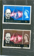 1966 MAURICE Y & T N° 285 - 287 ( O ) W. Churchill - Mauritius (...-1967)