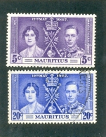 1935 MAURICE Y & T N° 194 - 196 ( O ) Jubilé George V - Mauritius (...-1967)