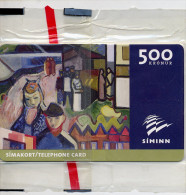 ICELAND Siminn  "Picture By Engilberts"  500 Kr.T=15.000ex MINT In Blister  Exp.2003 - Islanda