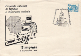 R51644- BIOPHYSICS AND MEDICAL INFORMATICS NATIONAL CONFERENCE, SPECIAL COVER, 1993, ROMANIA - Computers