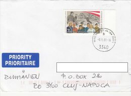 R51704- AUSTRIAN WORLD OF WORKS, STAMPS ON COVER, 2001, AUSTRIA - Storia Postale