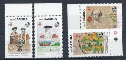 140019018  GAMBIA.  YVERT   Nº  734/7  **/MNH - Gambia (1965-...)