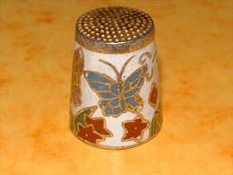 Dé à Coudre En Métal - Papillons - A17 - Thimbles