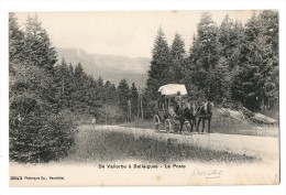 LA DILIGENCE DE VALLORBE A BALLAIGUES - Ballaigues