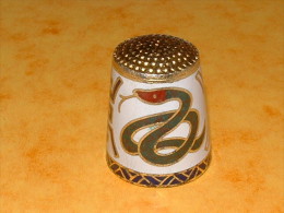 Dé à Coudre En Métal - Serpent - A24 - Thimbles