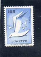 TURQUIE 1959 ** - Poste Aérienne