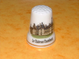 Dé à Coudre En Porcelaine - CHAMBORD Le Château - E7 - Ditali Da Cucito