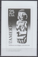 Photo Essay, USA Sc2426 Discovery Of America, 500th Anniv.  Southwest Carved Figure, Découverte De L'Amérique, Essai - Christoffel Columbus