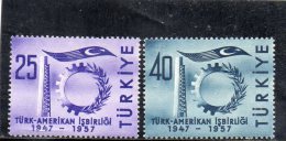 TURQUIE 1957 ** - Unused Stamps