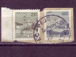 CHURCH--TOURISM-HVAR-PERAST-POSTMARK-PEC-PEJE-KOSOVO-YUGOSLAVIA-1972 - Usados