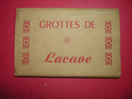 CARNET DE 12 CPSM  GROTTES DE LACAVE - Lacave