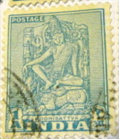 India 1949 Bodhisattva 1a - Used - Gebraucht