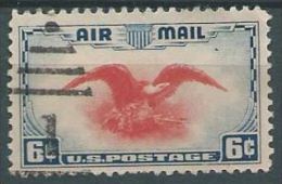 USA 1938 AIRMAIL Eagle With Shield  6c USED SC C23 MI 442 SG PA24 YV A845 - 1a. 1918-1940 Usati