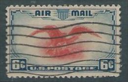 USA 1938 AIRMAIL Eagle With Shield  6c USED SC C23 MI 442 SG PA24 YV A845 - 1a. 1918-1940 Usati