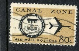 Canal Zone 1965 80c  Seal And Jet Plane Issue #C47 - Zona Del Canale / Canal Zone