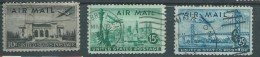 USA 1947 AIRMAIL CONSTRUCTIONS Set  3v. USED  SC C34-36 MI 560-62 SG PA36-38 YV A948-50 - 2a. 1941-1960 Usados
