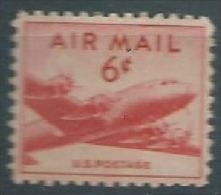USA 1949 AIRMAIL DC-4  6c USED SC C39 MI 553 A SG PA35 YV A944 - 2a. 1941-1960 Oblitérés