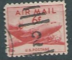 USA 1949 AIRMAIL DC-4  6c USED SC C39 MI 553 A SG PA35 YV A944 - 2a. 1941-1960 Oblitérés