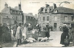 N°2403A -cpa Flers -le Marché Aux Cochons- - Marchés