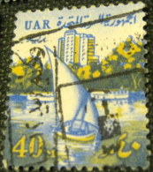 Egypt 1964 Boat On The Nile 40m - Used - Usati