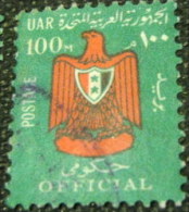 Egypt 1967 Official Eagle 100m - Used - Servizio