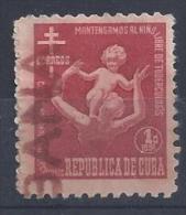 Cuba  1951  Anti-TB  (o) 1c - Used Stamps