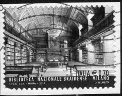 2014 Biblioteca Nazionale Braidense Adesivo Su Frammento - 2011-20: Used
