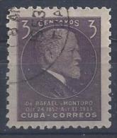 Cuba  1953  Birth Cent. Of Dr.Rafael Montoro  (o) 3c - Used Stamps