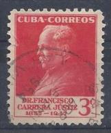 Cuba  1953  Dr. F. Carrera Justiz  (o) 3c - Oblitérés