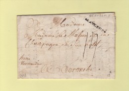 Beaugency - Loiret - Courrier De 1775 - 1701-1800: Precursores XVIII