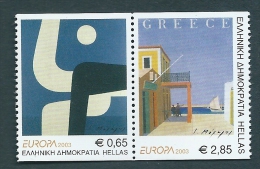 Greece 2003 Europa Cept Imperforated Set MNH Y0287 - Nuovi