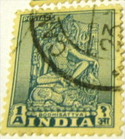 India 1949 Bodhisattva 1a - Used - Oblitérés