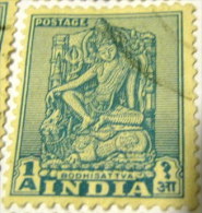 India 1949 Bodhisattva 1a - Used - Used Stamps