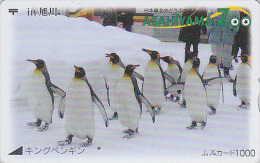 RR RARE Carte JAPON - ANIMAL - Oiseau MANCHOT Pingouin - PENGUIN BIRD JAPAN Prepaid Fumi Card - PINGUIN Vogel  - 3736 - Pingueinos