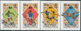 AT2937 Virgin Islands 1990 World Cup 4v MNH - Sonstige & Ohne Zuordnung