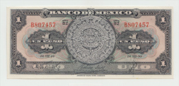 Mexico 1 Peso 1950 UNC NEUF Pick 46b  46 B Series BZ - Mexiko